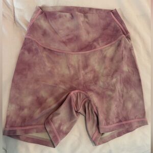 PARAGON Pink Tie-Dye Bike Shorts